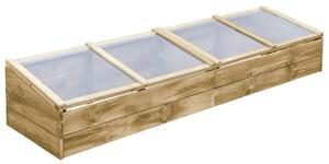 Staklenik od impregnirane borovine 200 x 50 x 35 cm - 200 x 50 x 35 cm 1 200 x 50 x 35 cm
