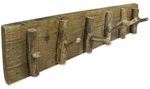 Vješalica za kapute od miješanog recikliranog drva 60 x 15 cm