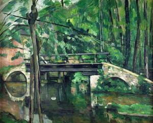 Reprodukcija The Bridge at Maincy, or The Bridge at Mennecy, or The Little Bridge, Paul Cezanne