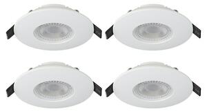 Eglo Set okruglih ugradbenih LED svjetiljki Mazuby-LED 1 Starr (5 W, Topla bijela)
