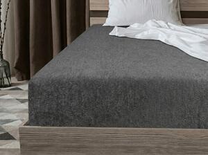 Frotirna plahta EXCLUSIVE tamno siva 90 x 200 cm