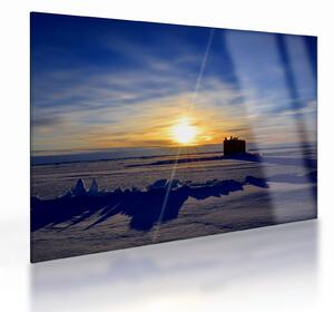 Staklena slika - polarni krajolik (70x50 cm)