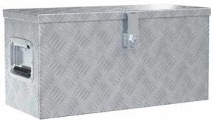 Aluminijska kutija 61 5 x 26 5 x 30 cm srebrna - Srebrno 61.5 x 26.5 x 30 cm 1 1