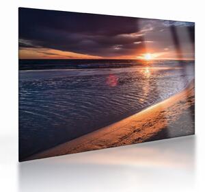 Staklena slika zalaska sunca (70x50 cm)