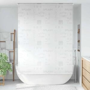 Zavjesa za tuš - Roleta za tuš 160 x 240 cm s natpisom Splash - 160 x 240 cm Prskano 160 x 240 cm Prskano