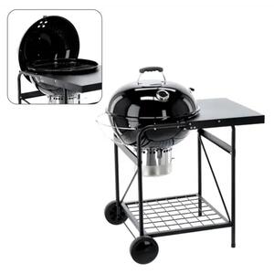 BBQ Meeting 0117 vrtni roštilj na ugljen – mobilni roštilj s poklopcem