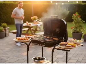 BBW Meeting 0155 američki BBQ roštilj – mobilni roštilj na ugljen za dvorište i terasu