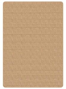 Ukrasni tepih od jute s podlogom od lateksa 160x230 cm prirodni - Svjetlosmeđa 160 x 230 cm Svjetlosmeđa 160 x 230 cm