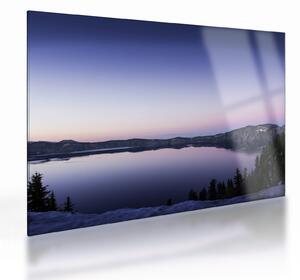 Staklena slika jezera (70x50 cm)