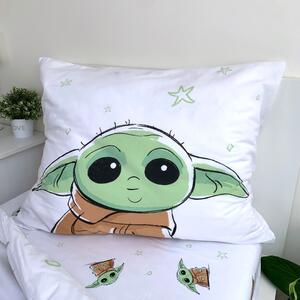 Pamučna dječja posteljina za krevet za jednu osobu 140x200 cm Star Wars Baby Yoda – Jerry Fabrics