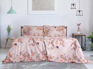 Ružičasta posteljina za krevet za jednu osobu od krepa 140x200 cm Top Class – B.E.S