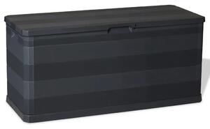 Vrtna kutija za pohranu crna 117 x 45 x 56 cm - Crna Crna