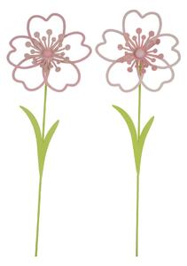 Set od 2 ukrasa za tegle za cvijeće Ego Dekor Rose, výška 46 cm