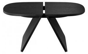 Crni stolić za kavu od punog hrasta 43x80 cm Avio – Blomus