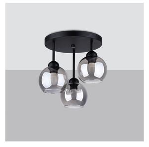 Crna stropna svjetiljka ø 15 cm Grande – Nice Lamps