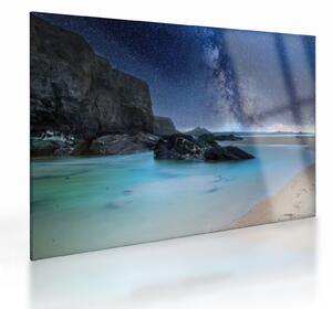 Staklena slika plaže (70x50 cm)