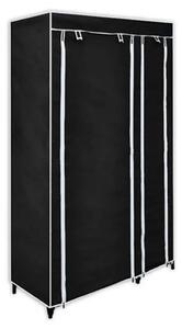 Sklopivi Ormar Crni 110 x 45 x 175 cm - Crna 1 1 Crna