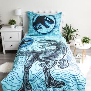 Pamučna dječja posteljina za krevet za jednu osobu sa svjetlećim efektom 140x200 cm Jurrastic World - Jerry Fabrics