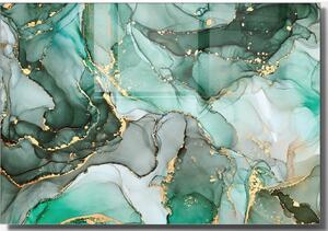 Staklena slika 100x70 cm Turquoise - Wallity