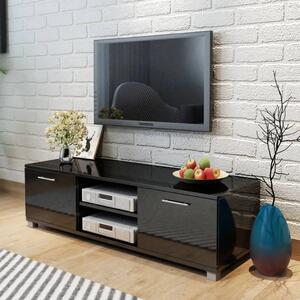 TV ormarić visoki sjaj crni 120 x 40 5 x 35 cm - visoko sjajno crna 1 120 cm Visoko sjajno crna
