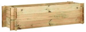 Povišena gredica - Vrtna gredica za povrće impregnirana borovina 120 cm - Smeđa 120 x 40 x 32 cm 1 120 x 40 x 32 cm