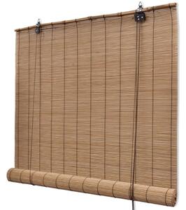 Smeđe rolete od bambusa 120 x 160 cm - Smeđa 120 x 160 cm Smeđa 120 x 160 cm