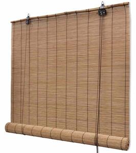 Smeđe rolete od bambusa 100 x 160 cm - Smeđa 100 x 160 cm