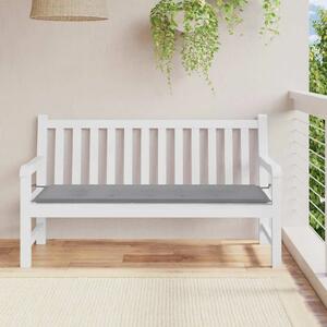 Jastuk za vrtnu klupu sivi 150x50x3 cm od tkanine Oxford - Siva 150 x 50 x 3 cm 1 Siva