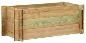 Povišena gredica - Vrtna gredica za povrće od impregnirane borovine 80 cm - Smeđa 80 x 40 x 32 cm 1 80 x 40 x 32 cm