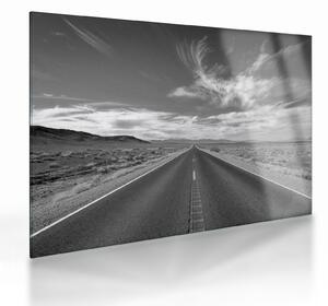 Staklena slika ceste (70x50 cm)