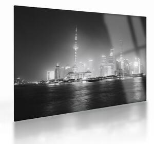 Staklena slika modernih nebodera (70x50 cm)