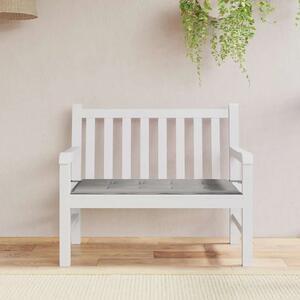 Jastuk za vrtnu klupu sivi 100x50x3 cm od tkanine Oxford - Siva 100 x 50 x 3 cm 1 Siva