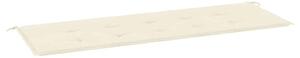 Jastuk za vrtnu klupu krem 150x50x3 cm od tkanine Oxford