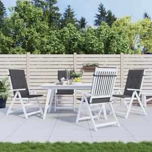 Jastuci za vrtne stolice 4 kom antracit 120x50x3 cm od tkanine - Antracit 120 x 50 x 3 cm 4 Antracit