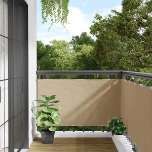 Balkonska Zaštita Oxford Tkanina Bež 75x600 cm - Bež 75 x 600 cm 1 Bež