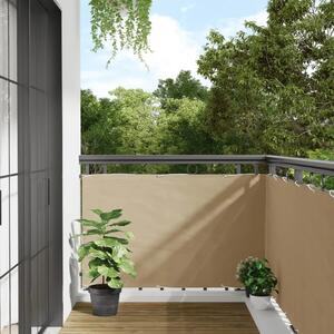 Balkonska Zaštita Oxford Tkanina Bež 90x400 cm - Bež 90 x 400 cm 1 Bež