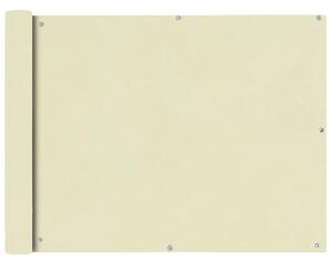Balkonska Zaštita Oxford Tkanina Krem boje 90x600 cm - Krema 90 x 600 cm 1 Krema