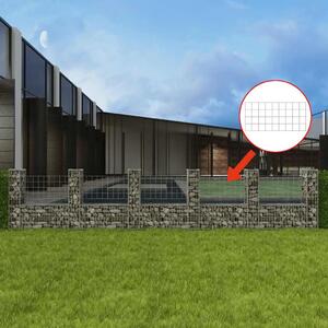 Gabion - Gabion ograde - Gabionska košara U-oblika od pocinčanog čelika 570 x 20 x 100 cm - 570 x 20 x 100 cm 1 570 x 20 x 100 c