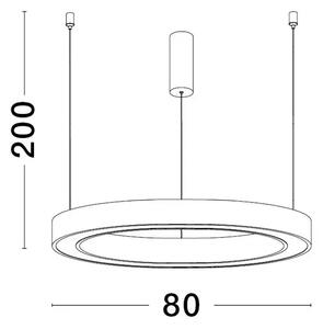 STING VISILICA LED 50W/3000K/2968lm/DIMM/IP20/BIJELA NL9558603