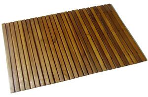 Kupaonski otirač od bagremovog drveta 80 x 50 cm - Smeđa 80 x 50 cm 1 80 x 50 cm