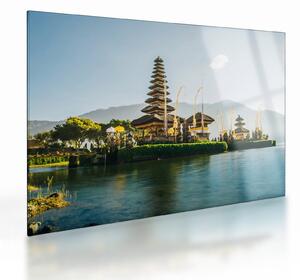 Staklena slika Mount Batur (70x50 cm)