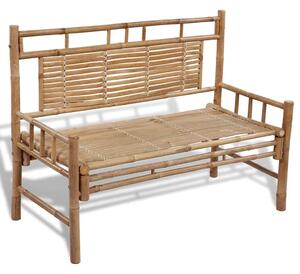 Vrtna klupa 120 cm od bambusa