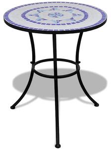 Bistro stolić plavo-bijeli 60 cm s mozaikom - Plava 60 x 70 cm 1 Plava