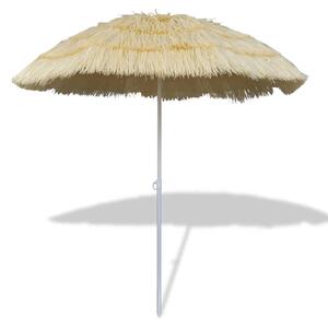 Nagibni suncobran za plažu u havajskom stilu