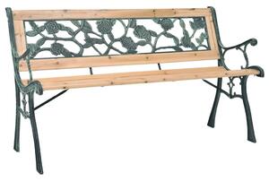 Vrtna klupa 122 cm drvena - 122 cm 1 Ruže 1