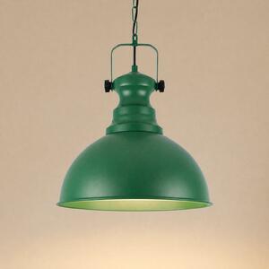 Opviq Kure viseća lampa, zelena, Ø 31 cm, metal, E27, prigušiva, Zelena, Dnevni boravak/blagovaonica, Metal