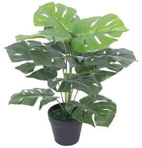 Umjetna Biljka Monstera s Posudom 45 cm Zelena - Zelena 45 cm 1 Monstera