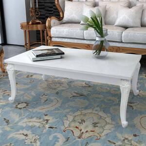 Stolić za kavu 115 x 65 x 42 cm visoko sjajni bijeli - 115 x 65 x 42 cm 1 115 x 65 x 42 cm