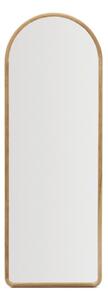 Zidno ogledalo s okvirom od masivnog drveta 55x155 cm Milsa – Kave Home