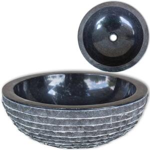 Mramorni Lavabo - Umivaonik 40 cm crni - Crna Crna